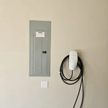 EV charger and panel, Hurst
