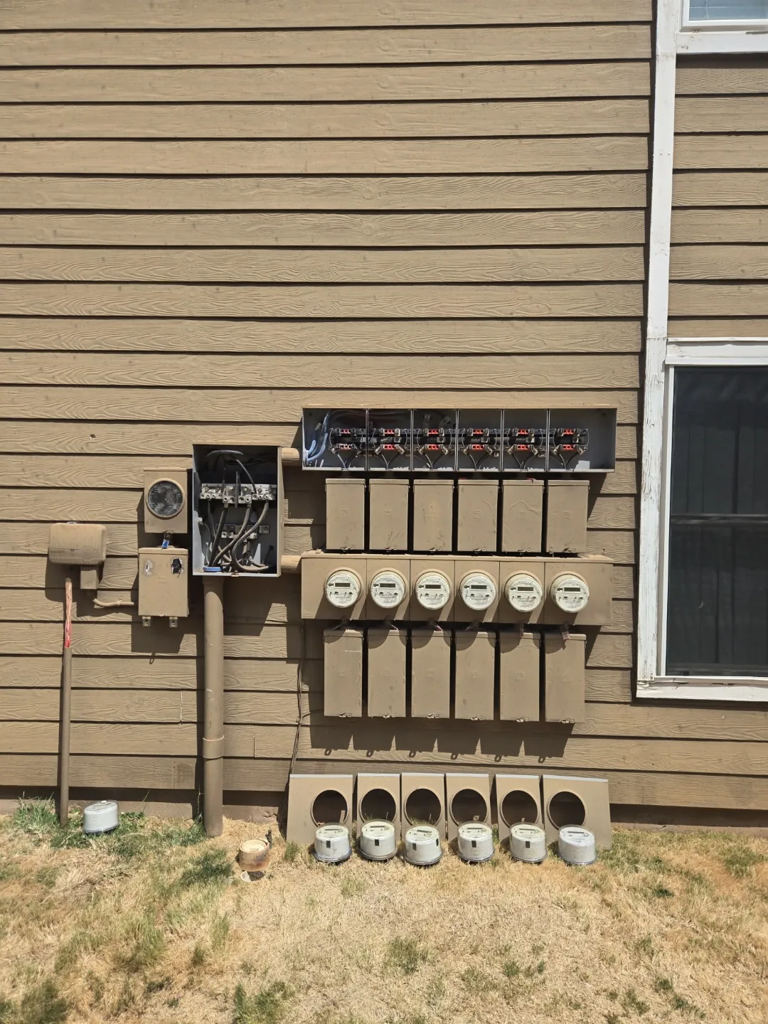 Meter bank replacement, Wichita Falls
