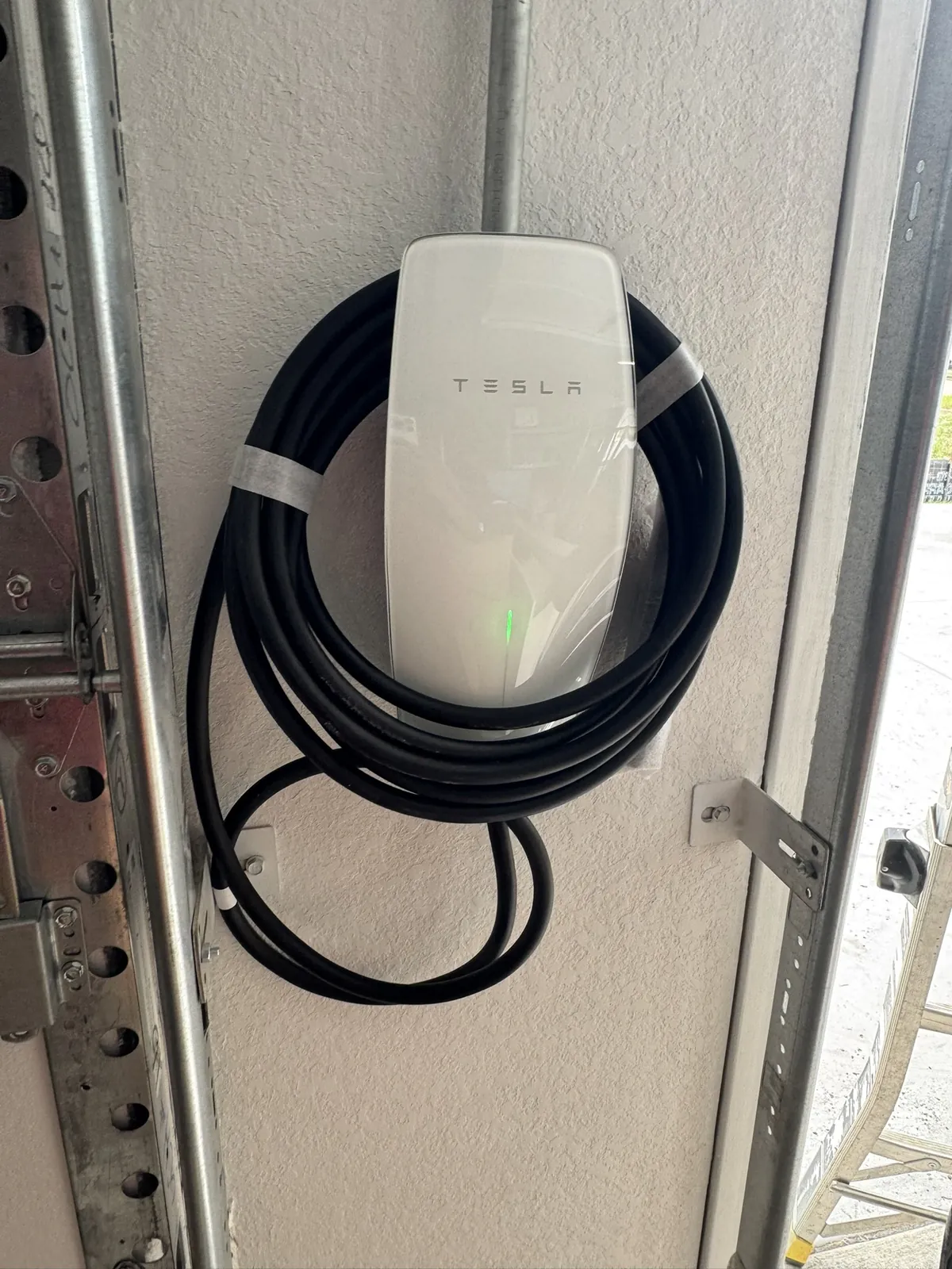 Tesla charger install, Keller